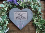 Personalised Patch Teddy Heart with Plaque